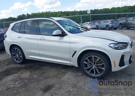 2022 BMW X3 xDrive30I из США, поврежденный, VIN 5UX53DP08N9M12047